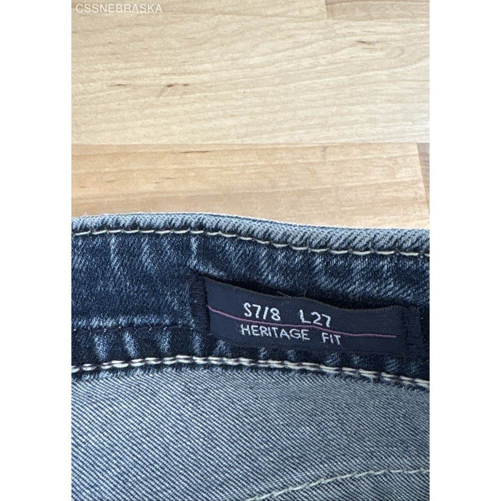 Vigoss Blue Jeans Womens Capri Heritage Fit - Size‎ S7/8 L27 - Picture 8 of 10